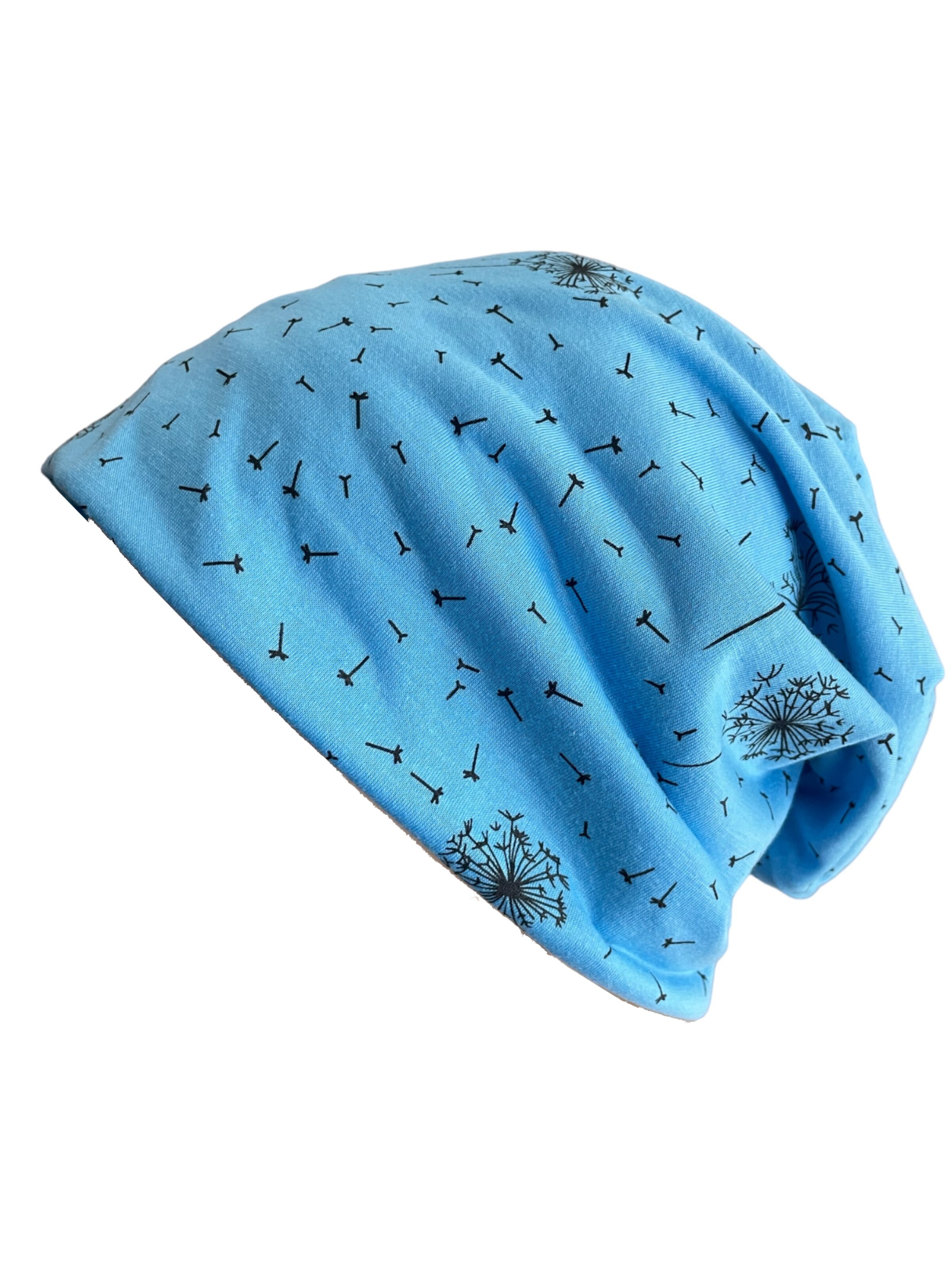 Kumixi Beanie 'Slouch Beanie' in Blue: front