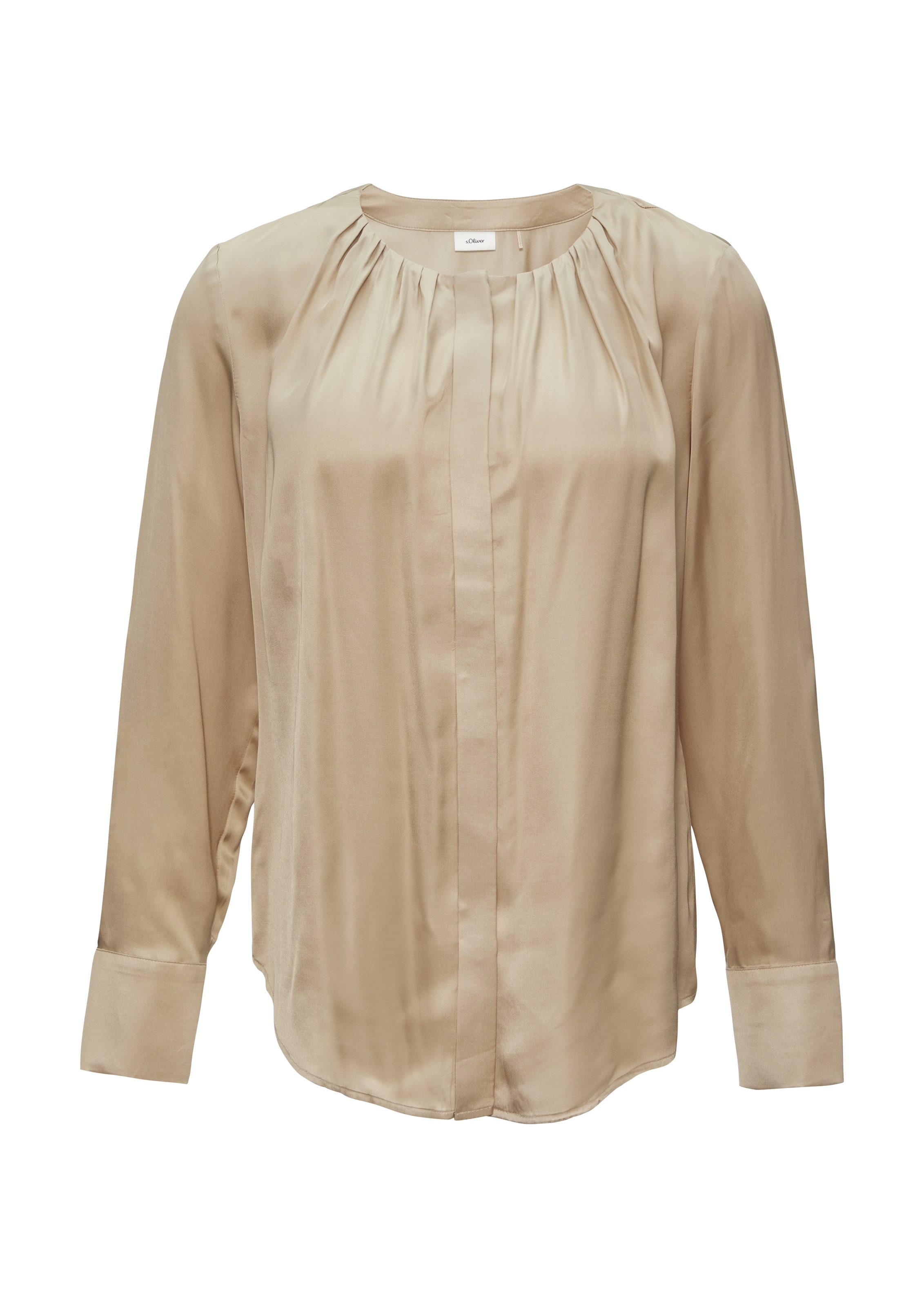 s.Oliver BLACK LABEL Blouse in Beige: voorkant