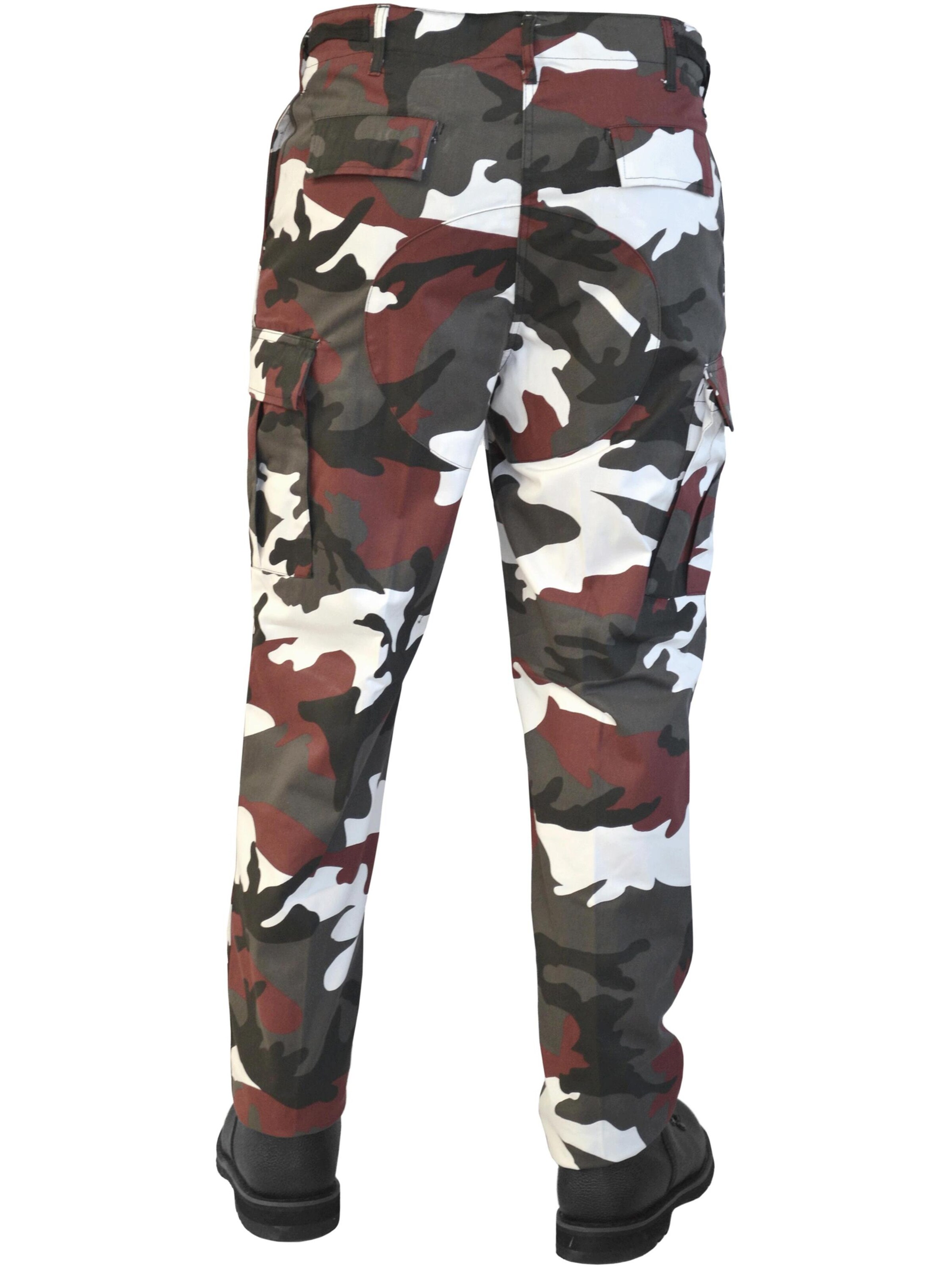 Regular Pantalon outdoor 'Trooper' normani en rouge