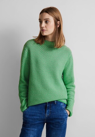 STREET ONE Sweater in Green: front