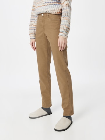 BRAX Regular Jeans 'CAROLA' in Brown: front