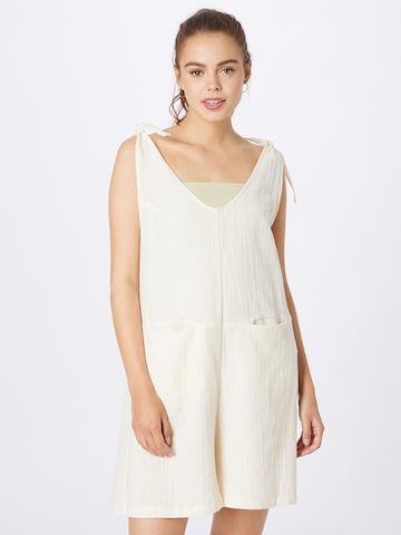 Tuta jumpsuit di Elias Rumelis in bianco: frontale