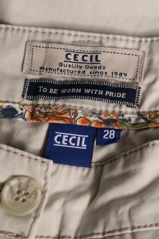 CECIL Pants in S in Beige