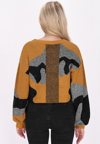 IZIA - Pullover em castanho