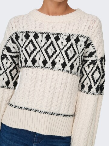 Pull-over 'ONLMarent' ONLY en blanc