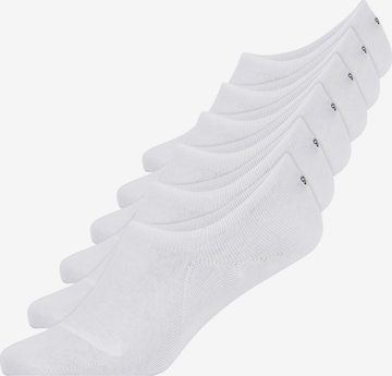 SNOCKS Ankle Socks in White: front