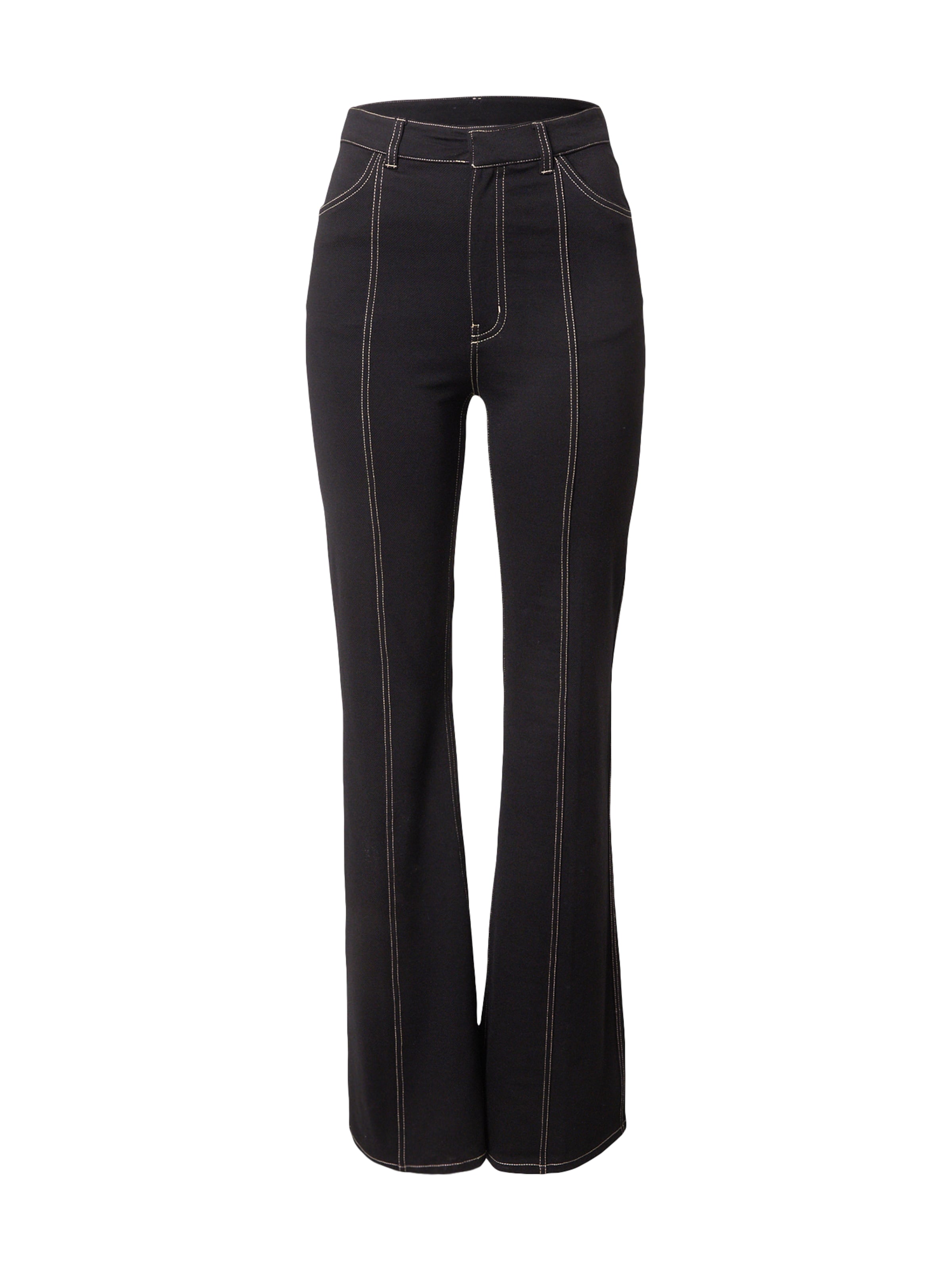 & Other Stories regular Παντελόνι σε μαύρο: μπροστά