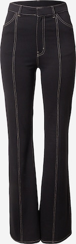 & Other Storiesregular Hlače - crna boja: prednji dio
