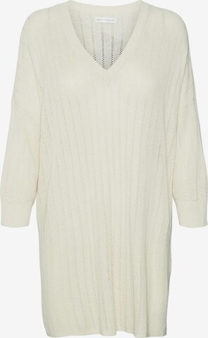 VERO MODA Trui 'New Lexsun Stitch' in Beige: voorkant