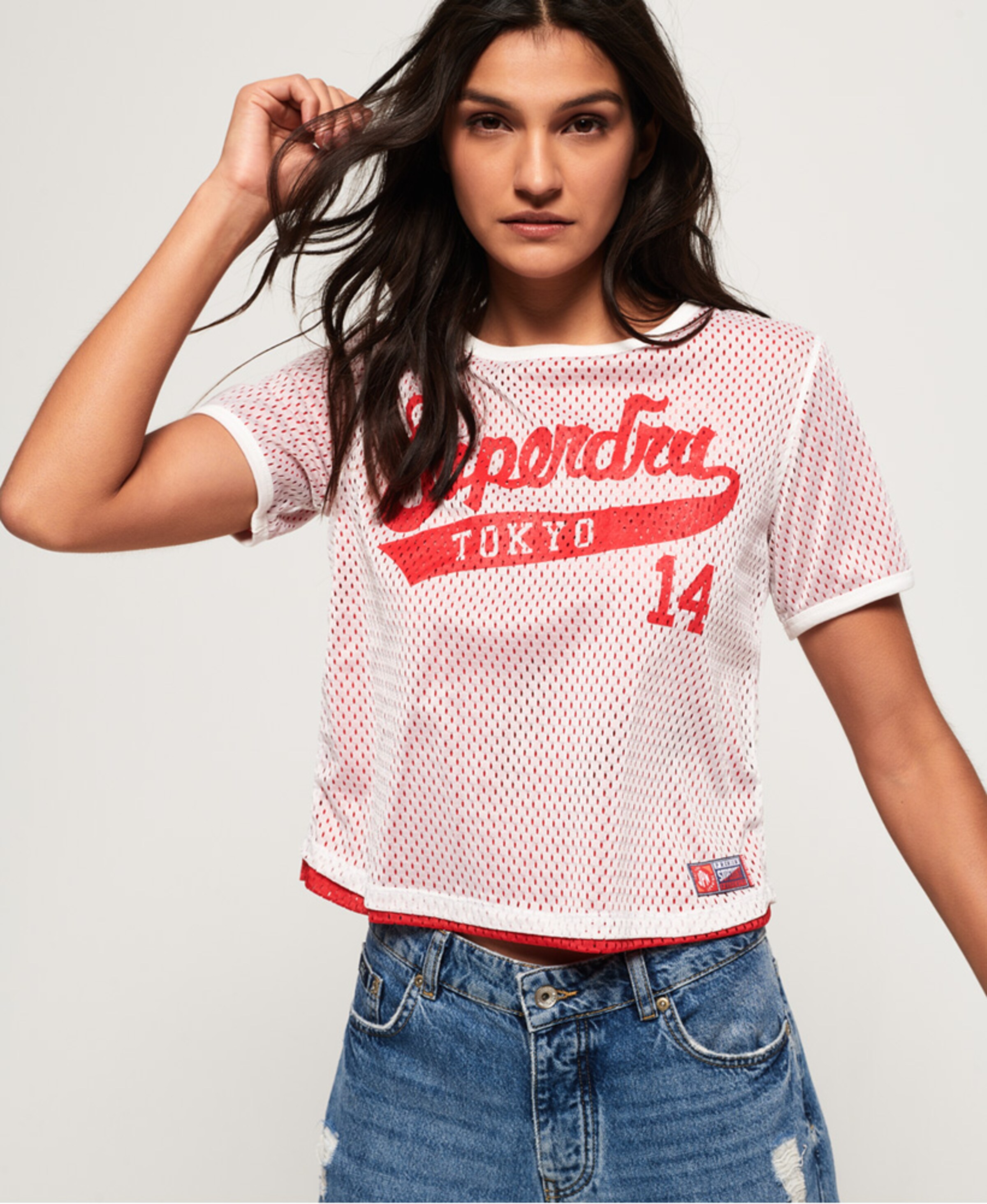 Frauen Shirts & Tops Superdry T-Shirt 'Clarrie' in Rot - EV67837