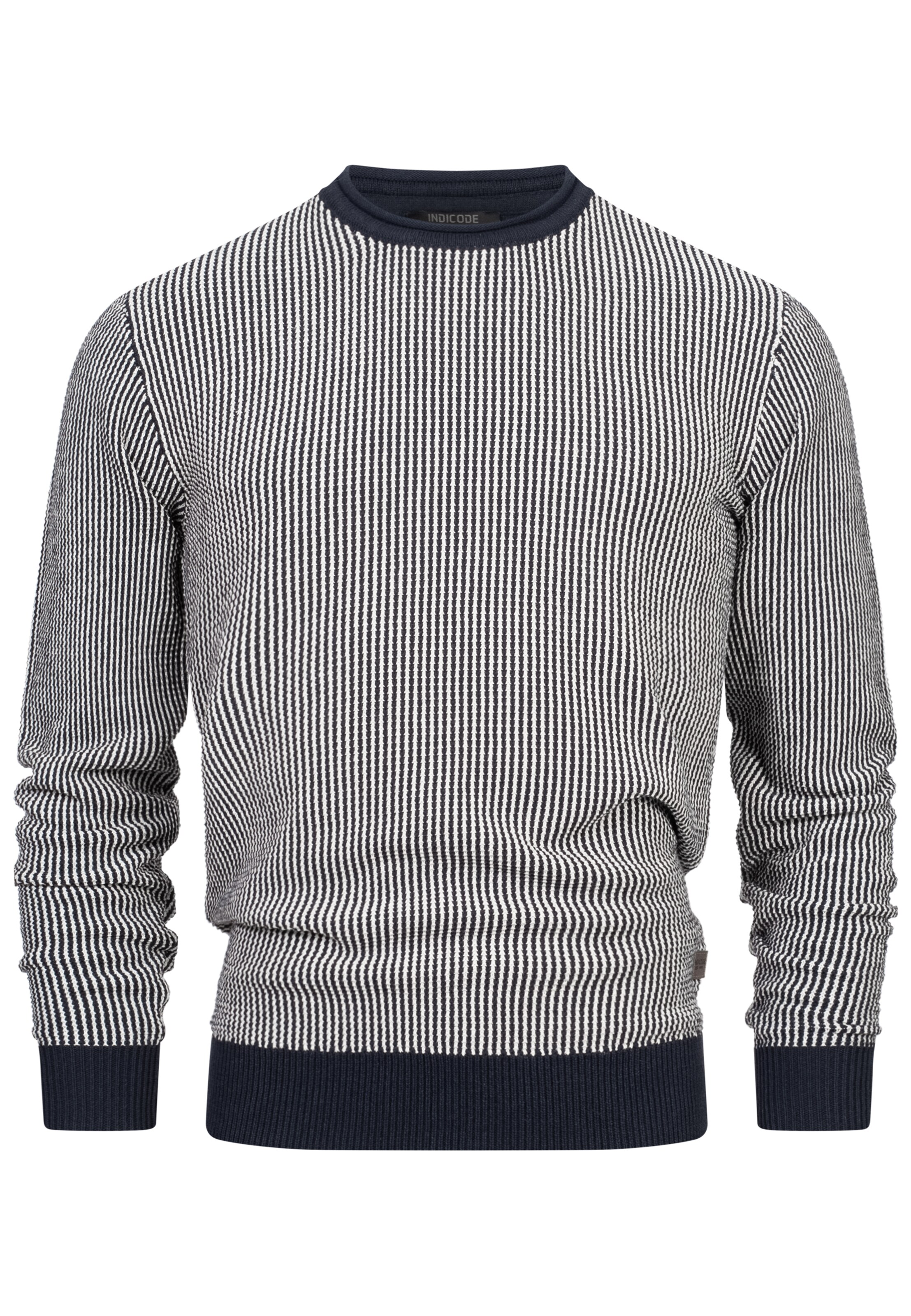 INDICODE JEANS Trui 'League' in Blauw: voorkant