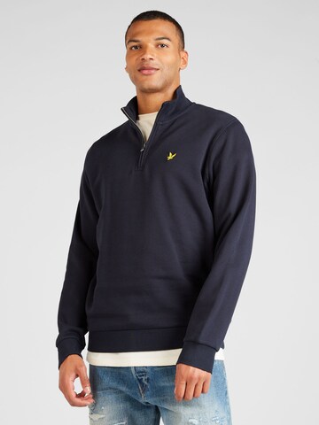 Lyle & ScottSweater majica - crna boja: prednji dio