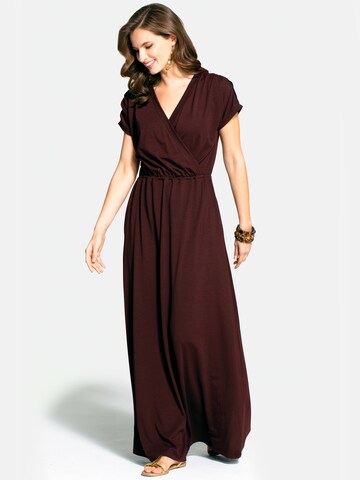 HotSquash Dress in Brown: front