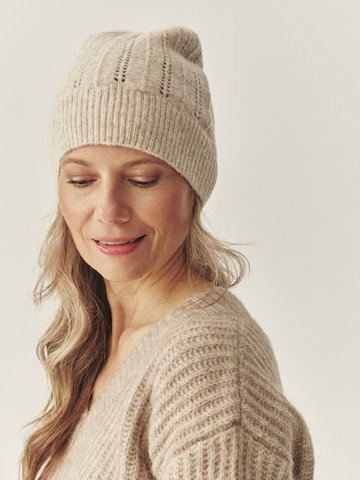 TATUUM Damen - Strickmütze DERA 1 in Beige: Vorderseite