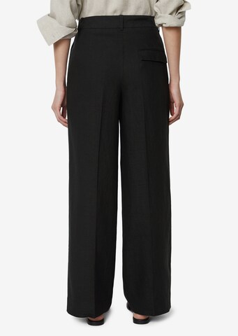 Marc O'Polo Loose fit Pleated Pants in Black