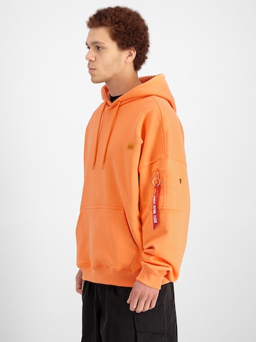 ALPHA INDUSTRIES Sweatshirt in Orange