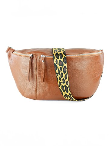 Marsupio 'LEONA' di lePelou in marrone: frontale