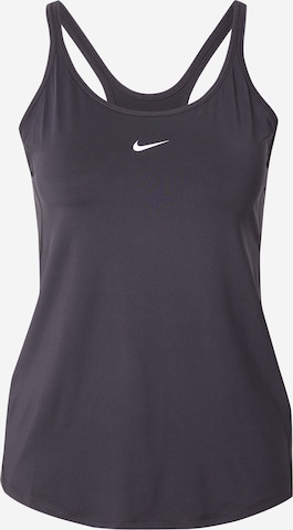 NIKE Спортивный топ 'ONE' в Черный: спереди