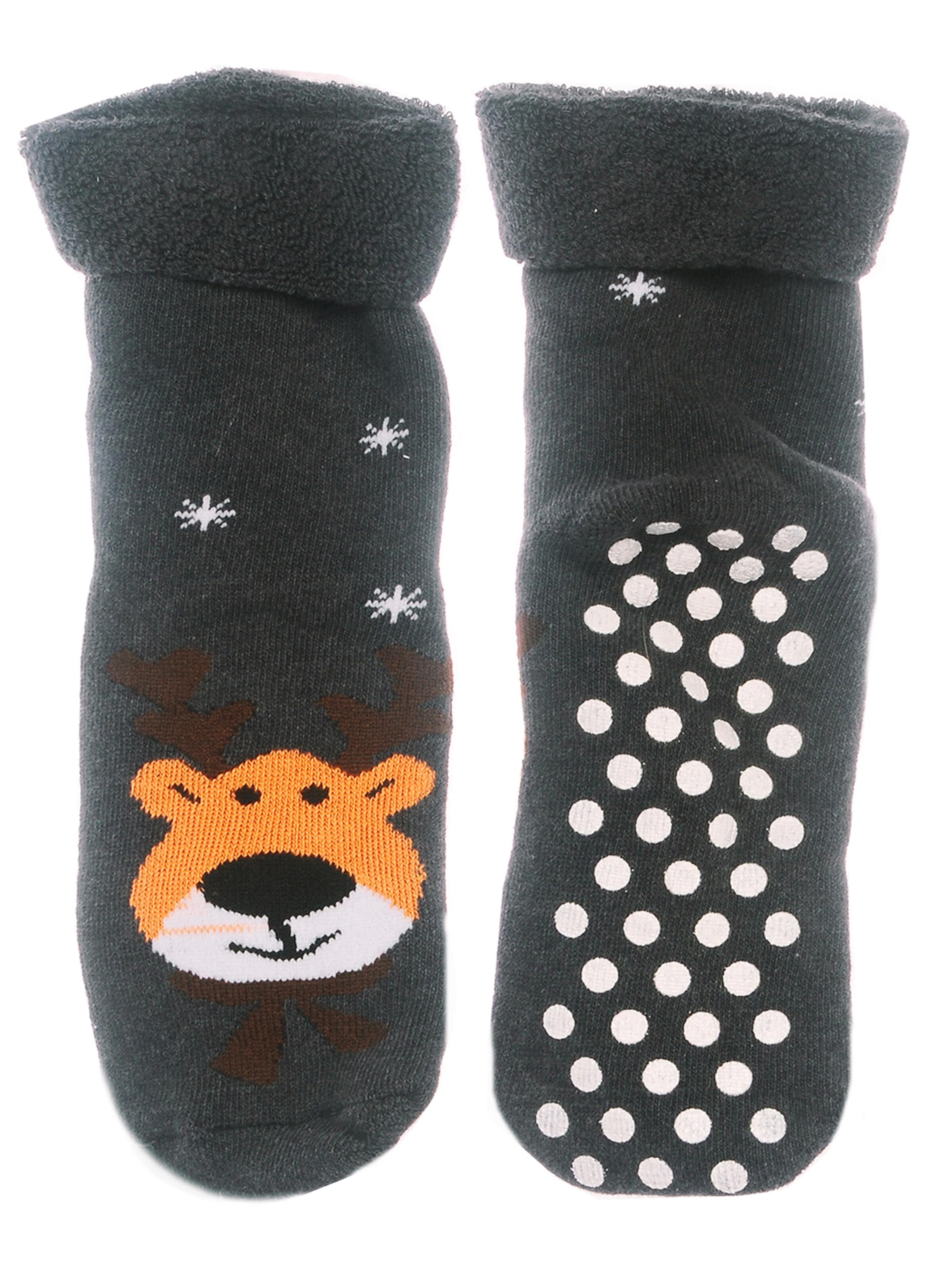 La Bortini Socken‌‌ in Grau: Vorderseite