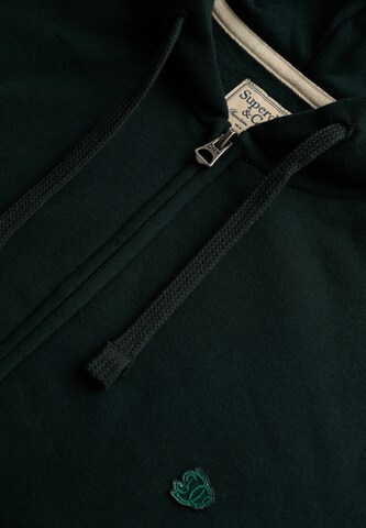 Superdry & Co Sweatjacke 'Essential' in Grün