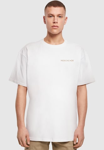 Merchcode T-Shirt 'Alles Wird Gut' in Weiß: Vorderseite