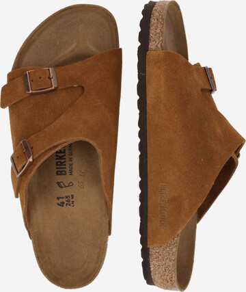 BIRKENSTOCK Pantoletter 'Zürich' i brun