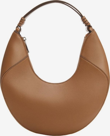 MANGO Shoulder Bag 'Lolo' in Brown: front