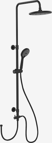 Wenko Duschsystem 'Watersaving' in Schwarz: Vorderseite