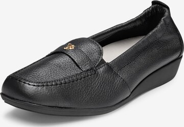 Mocassin VITAFORM en noir : devant