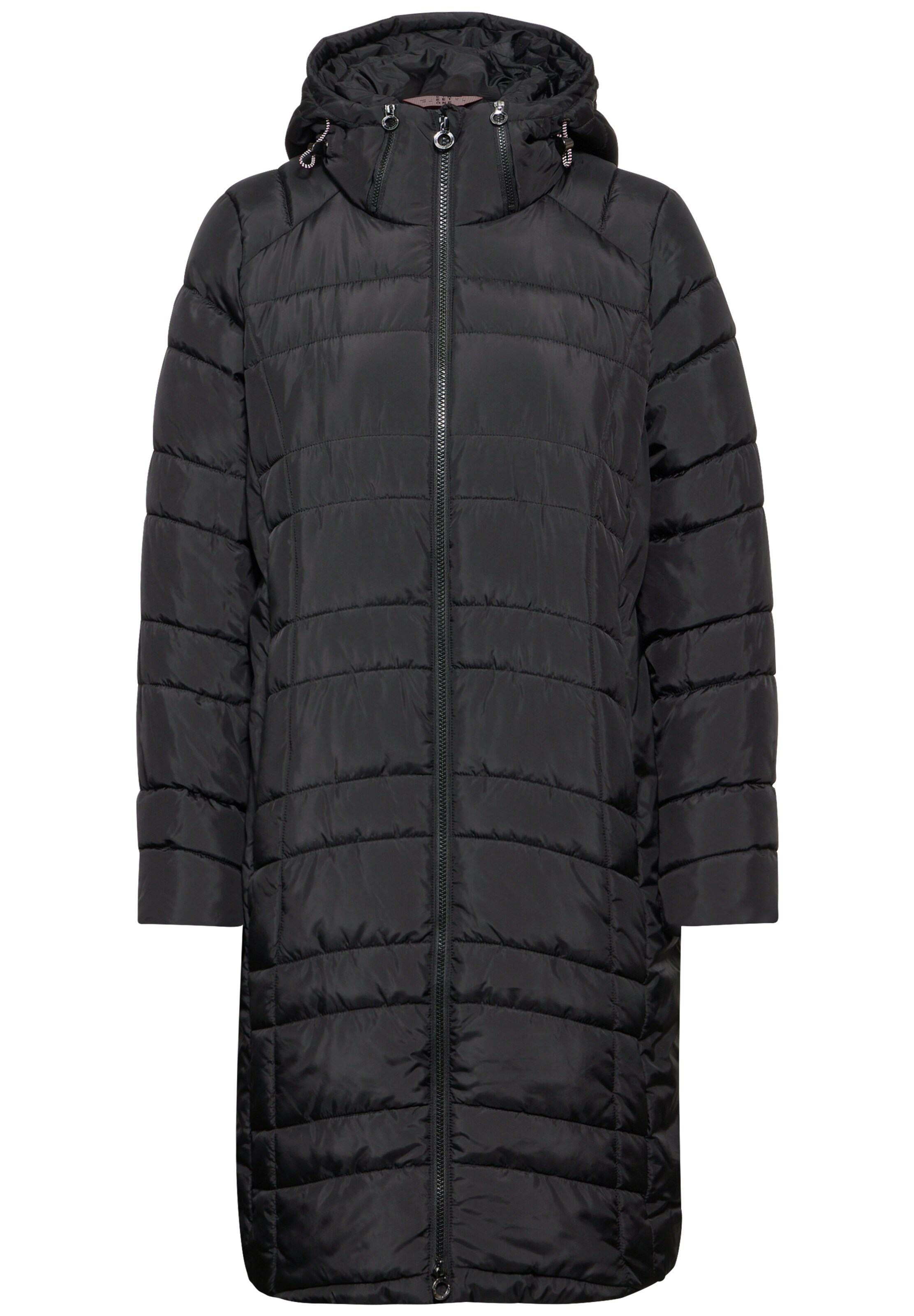 STREET ONE Wintermantel in Schwarz: Vorderseite