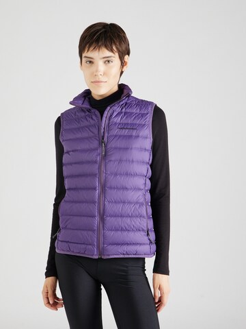 Gilet de sport PEAK PERFORMANCE en bleu : devant