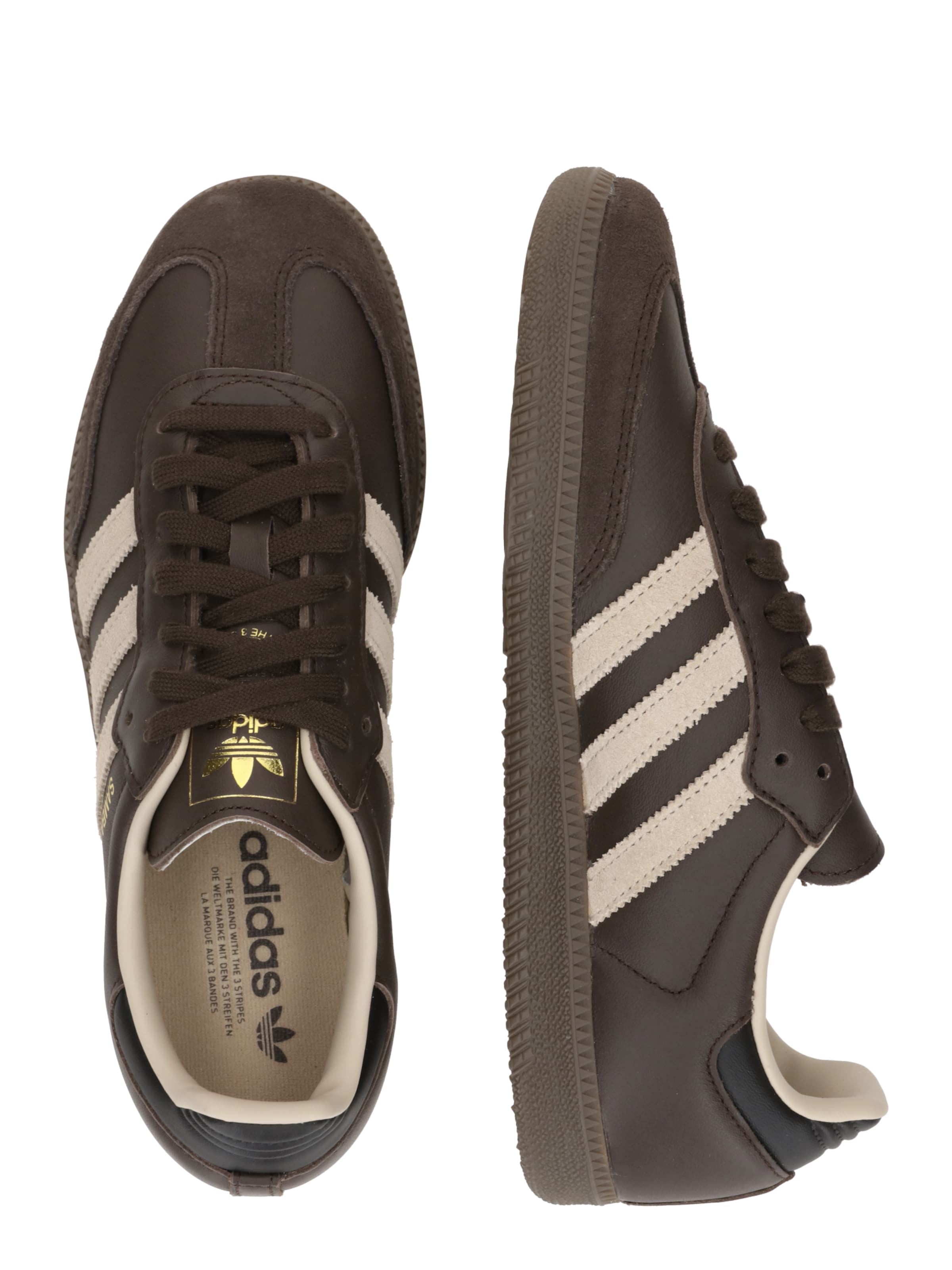 ADIDAS ORIGINALS Matalavartiset tennarit 'Samba' värissä ruskea