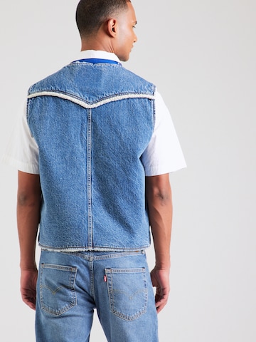 LEVI'S ®Prsluk 'Western Denim Sherpa Vest' - plava boja