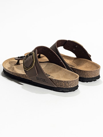 Bayton T-bar sandals 'Mercure' in Brown