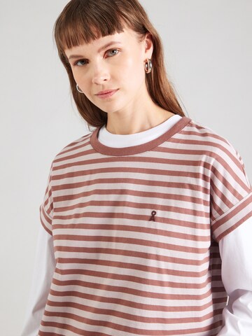 T-shirt 'IDAARA' ARMEDANGELS en marron