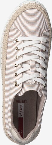 s.Oliver Sneakers laag in Beige