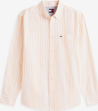 Tommy Jeans Paita värissä pastellioranssi / valkoinen, Tuotenäkymä