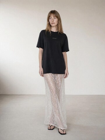 ARMIE Rok 'The Daisy Sequins Maxi Skirt' in Wit