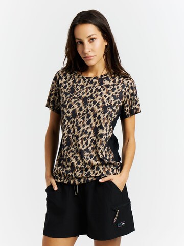 PROTEST Shirt 'PRTPack' in Brown