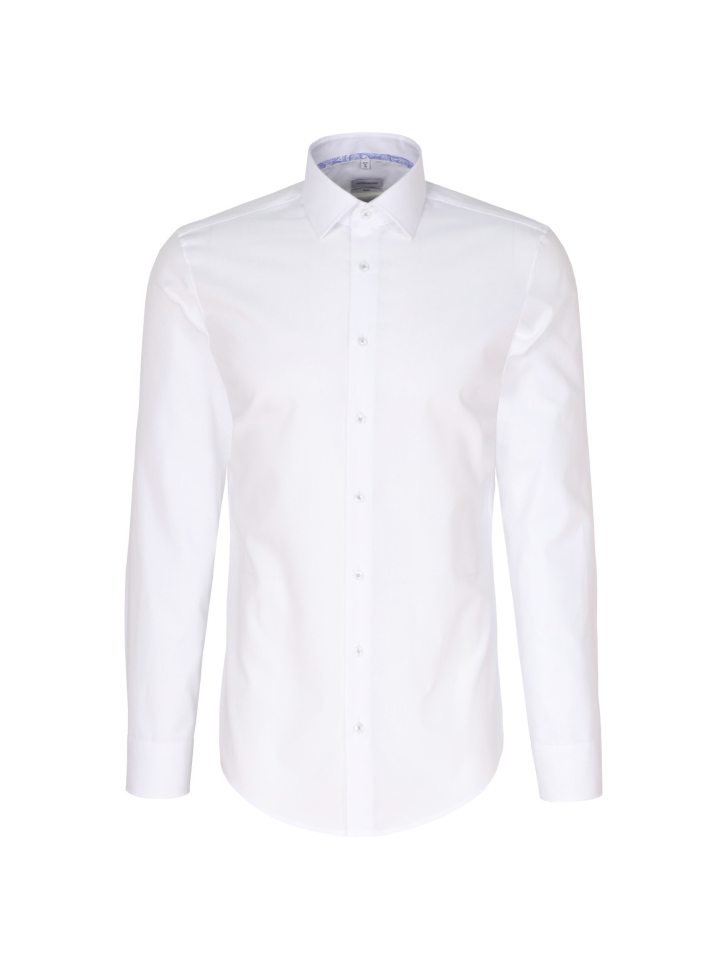 Coupe slim Chemise business SEIDENSTICKER en blanc : devant