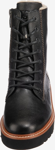 Paul Green Lace-Up Ankle Boots in Black