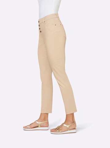 Coupe slim Pantalon chino heine en beige