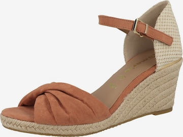 TAMARIS Sandals in Brown: front