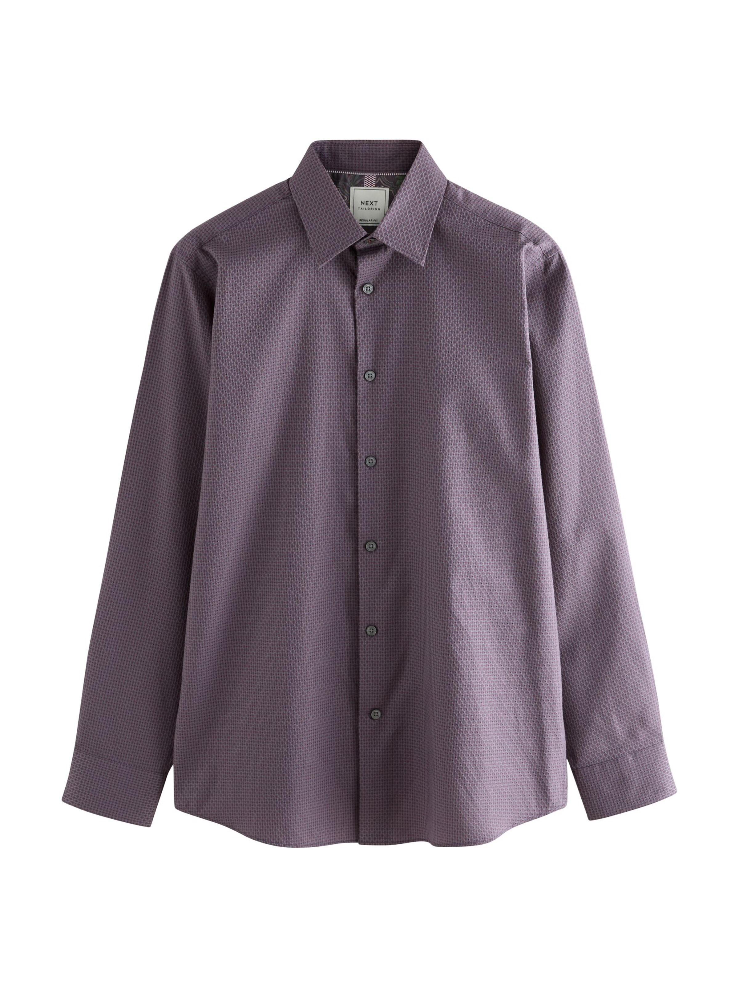 Next Regular Fit Skjorte i lilla: forside