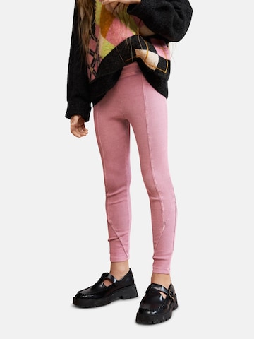 Desigual Skinny Leggingsit värissä vaaleanpunainen