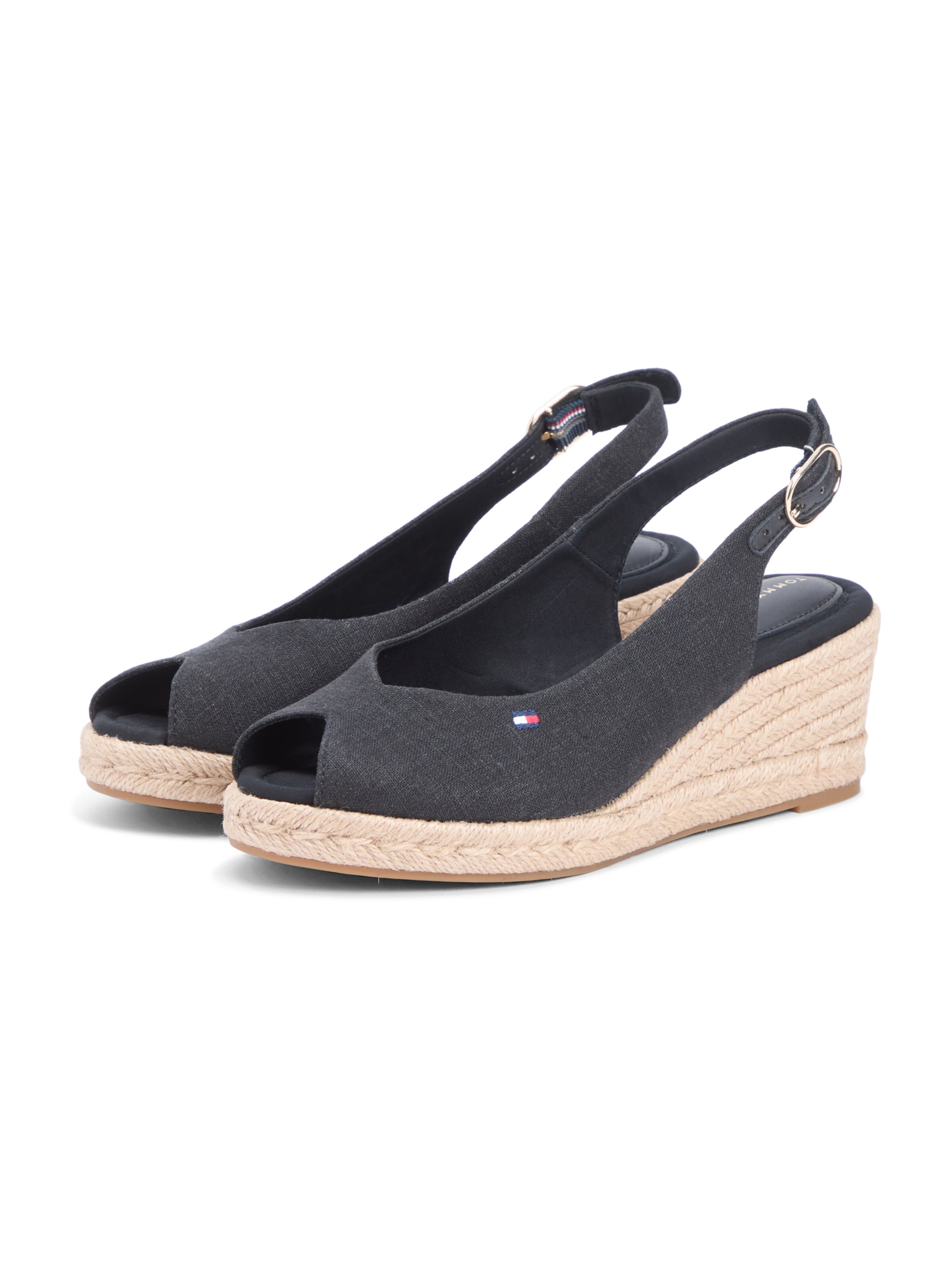 TOMMY HILFIGER Сандали в черно