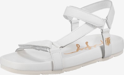 TOMMY HILFIGER Trekinga sandales Zelts / balts, Preces skats