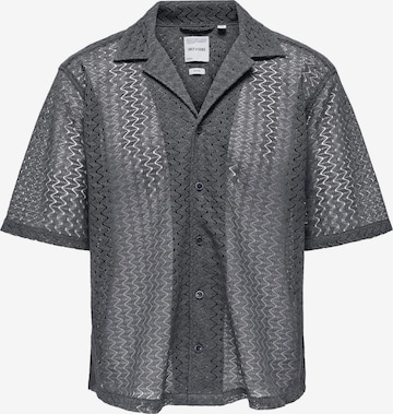 Chemise 'ONSNovak' Only & Sons en gris : devant