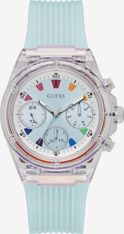 Montre à affichage analogique 'ATHENA' GUESS en bleu : devant