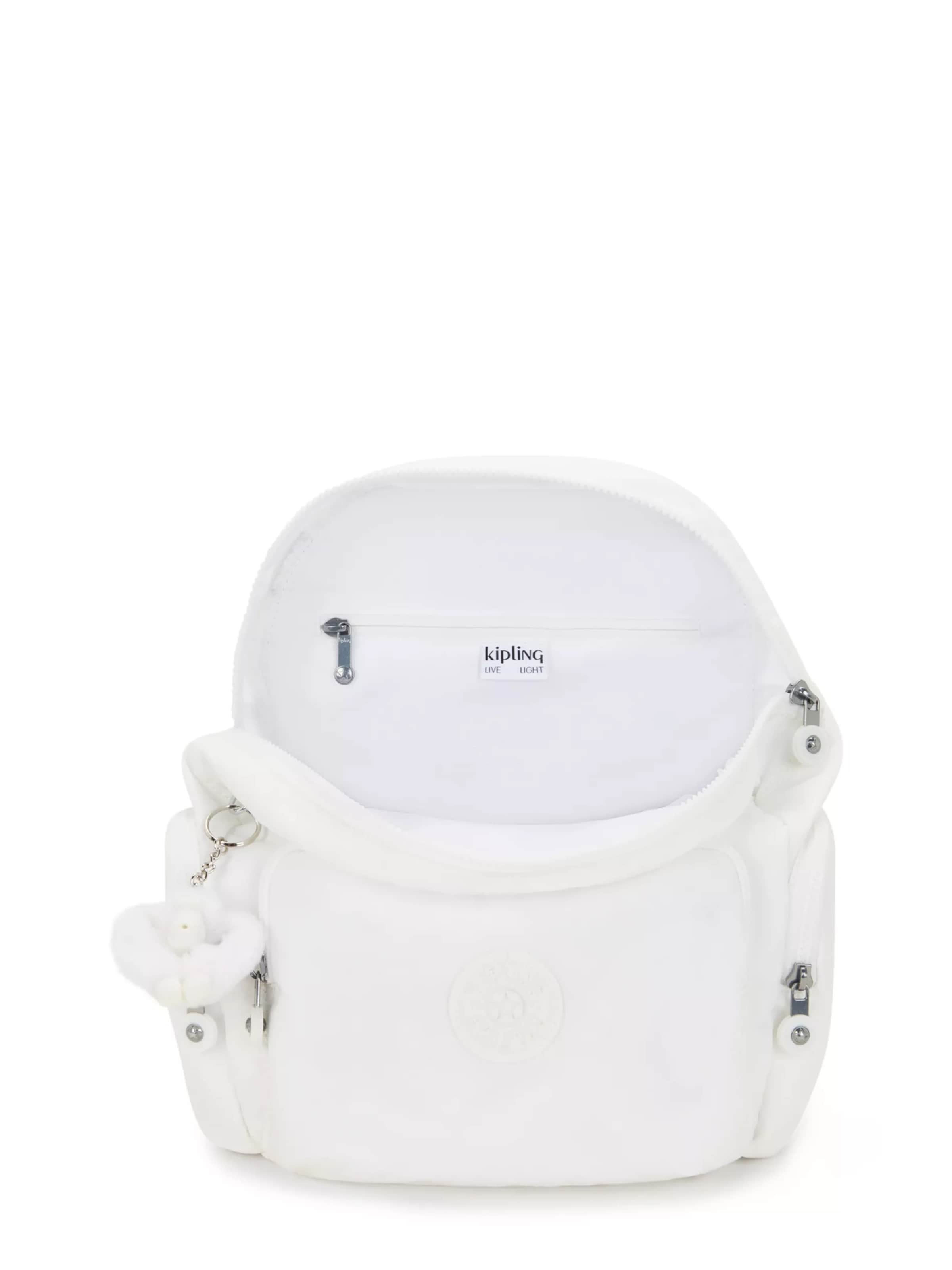 Backpack CITY ZIP S natural white One Size
